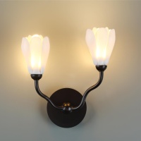 5090/2W MODERN ODL25 553 черный матовый/белый/фарфор Бра G4 LED 2*5W GARDI