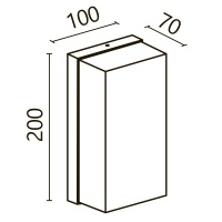 Настенный светильник (бра) Outdoor O454WL-L10GF3K