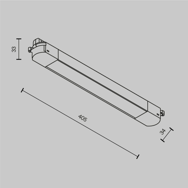 Трековый светильник Technical TR000-1-12W3K-B_1