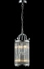 Подвесной светильник Crystal Lux TADEO SP4 D200 CHROME/TRANSPARENTE