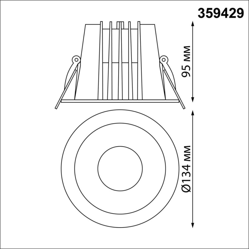 359429 NT Светильник 20Вт 3000/4000/6000К 170-265В IP65 SPOT