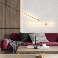 4335/12WG HIGHTECH ODL23 000 золото Настенный светильник IP20 LED 12W 525Лм 3000K FILLINI