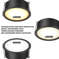 359880 NT Светильник 18Вт 3000/4000/6000К 100-265В IP20 WIR