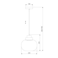 Подвесной светильник Eurosvet 50241/1 LED прозрачный