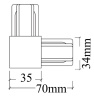 Коннектор Crystal Lux CLT 0.211 07 WH