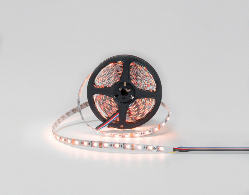 SWG Standard Светодиодная лента  5050, 60 LED/м, 19,2 Вт/м, 12В , IP20, Цвет: RGB + теплый белый, SWG560-12-19.2-RGBWW-M
