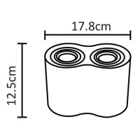 Накладной светильник ARTE Lamp A5644PL-2SI