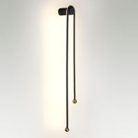 6633/18WL HIGHTECH ODL24 285 металл/черный/акрил Настенный светильник IP20 LED 18W 3000K 220V MEMFI