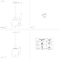 Подвесной светильник EGLO 43821