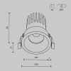 Встраиваемый светильник Technical DL117-15W-3K-B