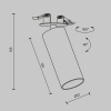 Встраиваемый светильник Technical C053CL-L12W4K-W-B