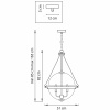 Подвесная люстра Lightstar 816044