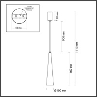 Подвесной светильник Odeon Light 5044/12L