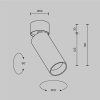 Потолочный светильник Technical C055CL-L12W2.7K-SS-W