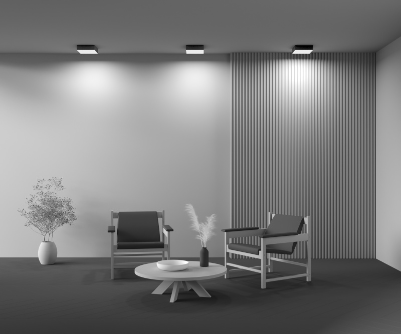 Потолочный светильник Technical C032CL-24W3K-SQ-B