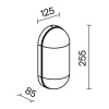 Настенный светильник (бра) Outdoor O449WL-01GF