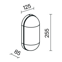 Настенный светильник (бра) Outdoor O449WL-01GF