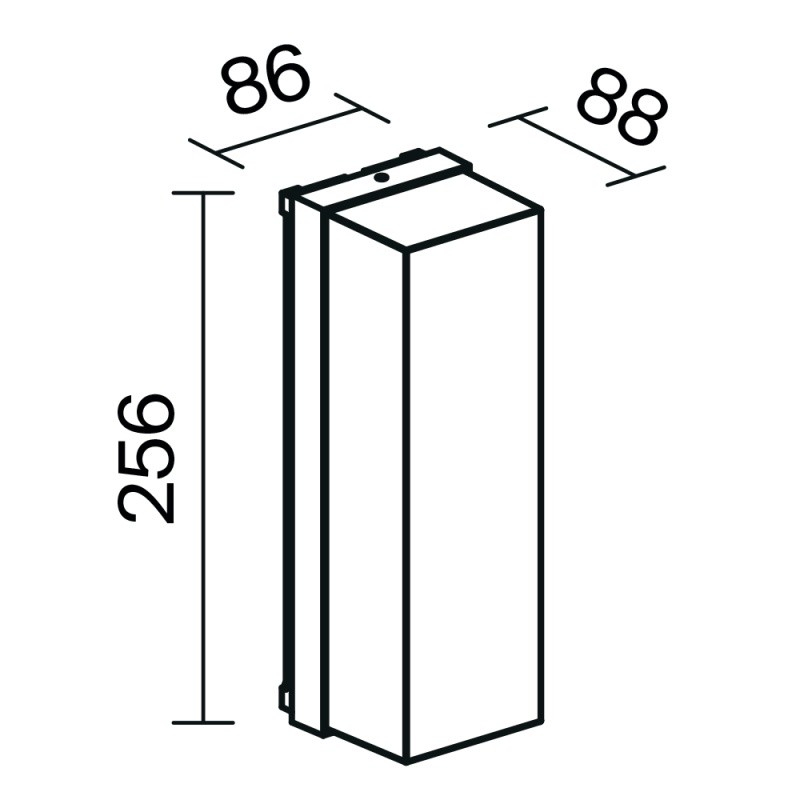 Настенный светильник (бра) Outdoor O450WL-01GF