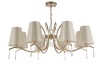 Подвесная люстра Crystal Lux RENATA SP8 GOLD