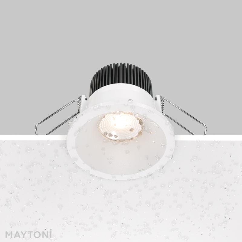 Влагозащищенный светильник Maytoni Technical DL034-01-06W3K-D-W