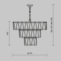 Подвесной светильник Maytoni MOD043PL-18CH