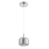 Подвесной светильник Crystal Lux BOX SP1 CHROME/SMOKE