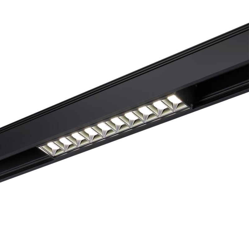 358524 SHINO NT21 082 черный Трековый светильник для низковольного шинопровода IP20 LED 4000K 20W 48V KIT