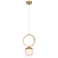 Подвесной светильник Crystal Lux CAROLINA SP1 V1 BRASS