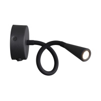 4254/3WL HIGHTECH ODL21 475 черн/металл Настен.светильник выкл на базе IP20 LED 3W 263Лм 3000K ODDS