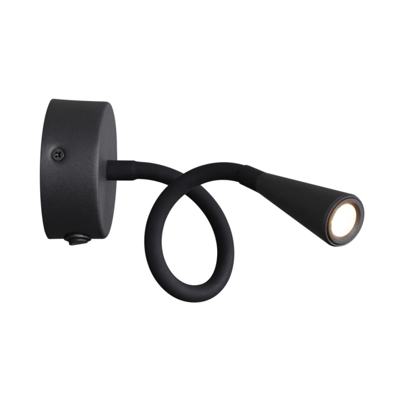 4254/3WL HIGHTECH ODL21 475 черн/металл Настен.светильник выкл на базе IP20 LED 3W 263Лм 3000K ODDS