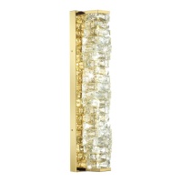 4999/15WL HALL ODL23 623 золотой/прозрачный/металл/хрусталь Бра LED 15W 4000K STRAZA