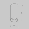 Потолочный светильник Technical C056CL-L12W4K-W-PT