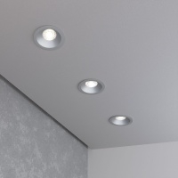 Встраиваемый светильник Elektrostandard 15266/LED 7W 4200K SL серебро