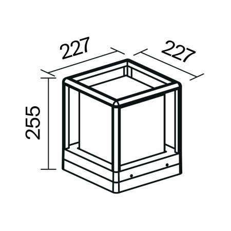 Ландшафтный светильник Outdoor O455FL-01GF