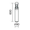 Ландшафтный светильник Outdoor O458FL-L9GF3K