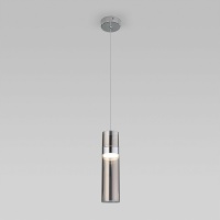 Подвесной светильник Eurosvet 50244/1 LED хром/дымчатый