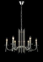 Подвесная люстра Crystal Lux AURELIO SP6 GOLD+CHROME/TRANSPARENT