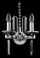 Бра Crystal Lux MARRON AP2 CHROME