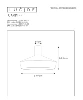 Накладной светильник LUCIDE 30187/40/33