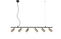 Подвесная люстра Crystal Lux CLT 015C6 L1200 BL-GO