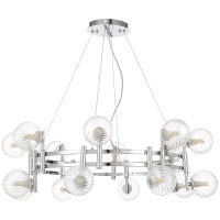 Подвесная люстра Crystal Lux LUXURY SP16 CHROME
