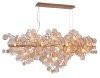 Подвесная люстра Crystal Lux DESEO SP15 L1400 GOLD