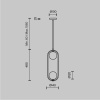 Подвесной светильник Maytoni MOD013PL-02W
