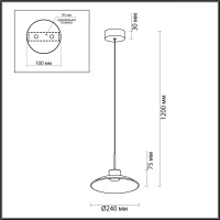 Подвесной светильник Odeon Light 5055/9L