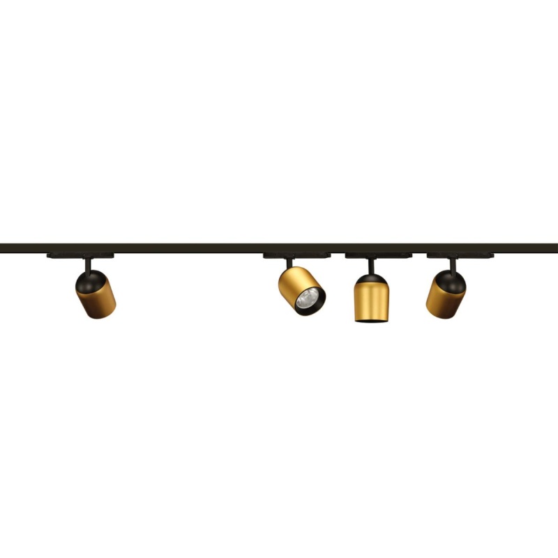 358516 PORT NT21 227 золото Светильник трековый однофазный трехжильный IP20 LED 4000K 25W 220V KAMP