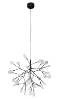 Подвесная люстра Crystal Lux EVITA SP36 BLACK/TRANSPARENT