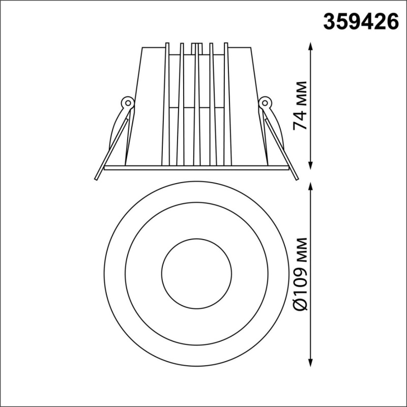 359426 NT Светильник 15Вт 3000/4000/6000К 170-265В IP65 SPOT