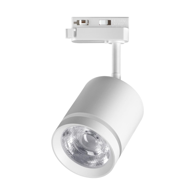 358802 PORT NT21 236 белый Светильник трековый однофазный трехжильный IP20 LED 15W 1300Лм 4000K 85-265V ARUM