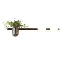 4681/2W WALLI ODL20 463 черный/белый Настенный светильник E14 2*40W 220V FLOWER
