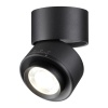 358946 OVER NT22 362 черный Светильник накладной светодиодный IP20 LED 4000К 18W 220V EDDY